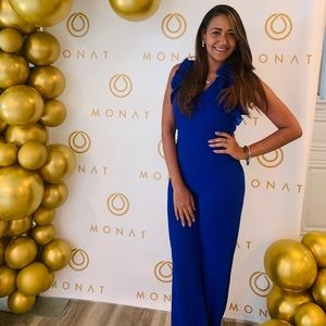 Blue women jumpsuit